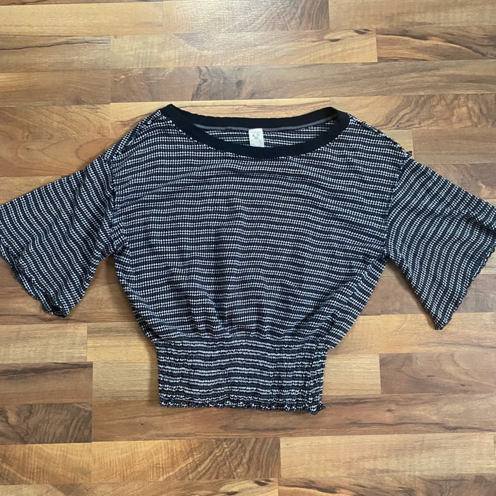 Free People Ebony Tee in Black